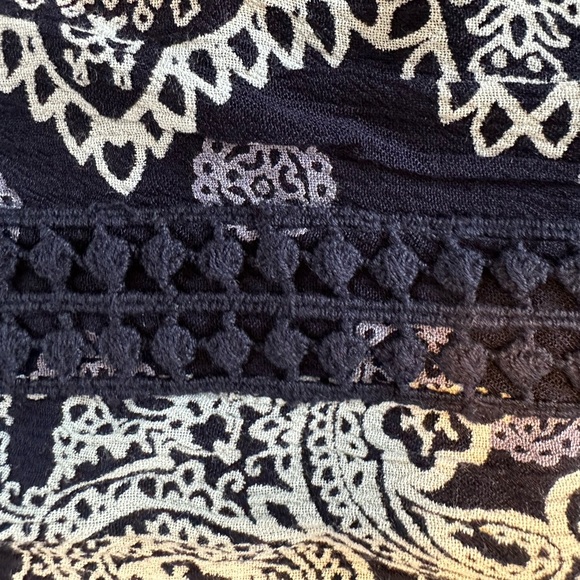 Altard State Boho Tunic Dress Sz S Navy Blue 
Spring Floral Flowy Hippie Mini - Picture 5 of 16